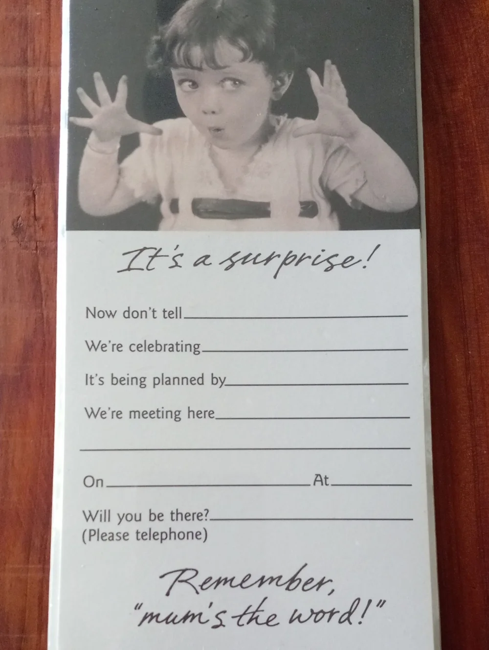 Oh My Goodness! Surprise Party Invitations - White